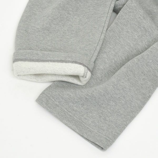 オーガニックコットン 裏起毛あったかストレートパンツ