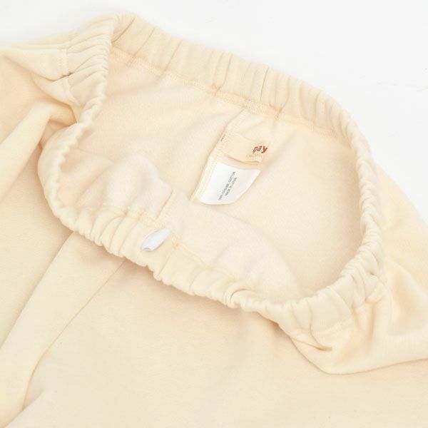 オーガニックコットン 裏起毛あったかストレートパンツ