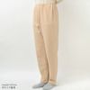 オーガニックコットン 裏起毛あったかストレートパンツ