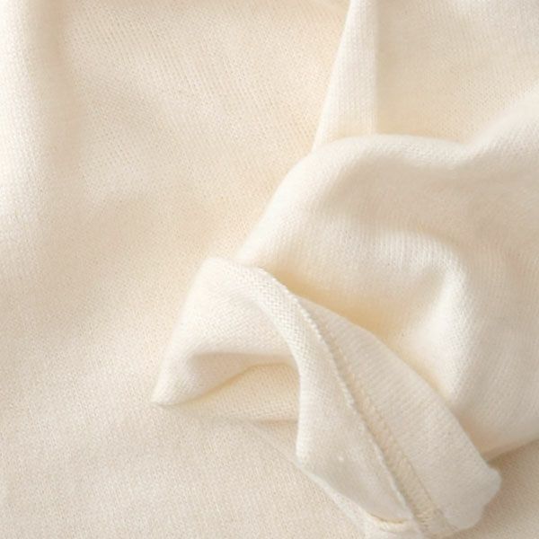 オーガニックコットン ガーゼ天竺ニットタートルネック