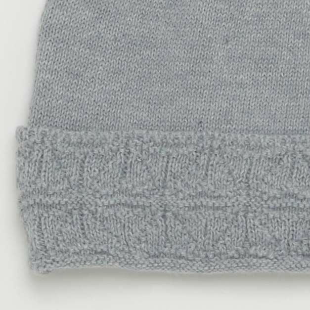 オーガニックコットン ベビー麻の葉柄帽子