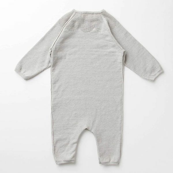 オーガニックコットン ベビーラグランカバーオール