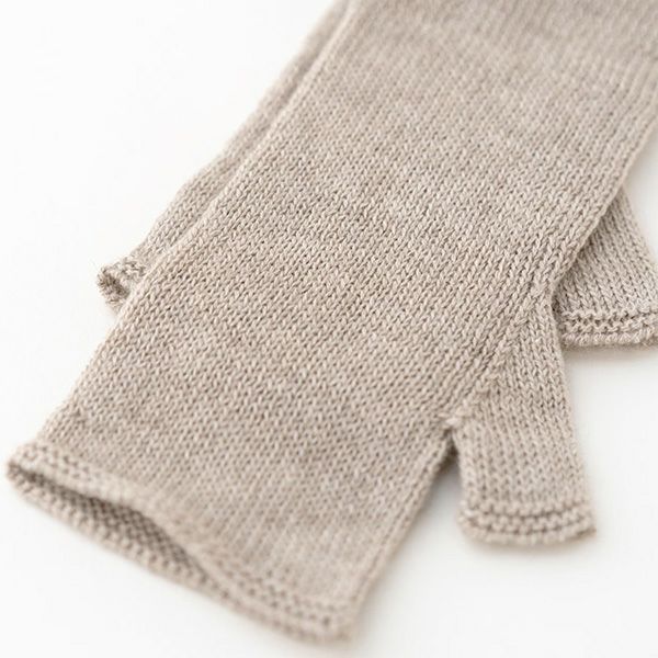 オーガニックコットン&カシミヤ レディース アームウォーマー