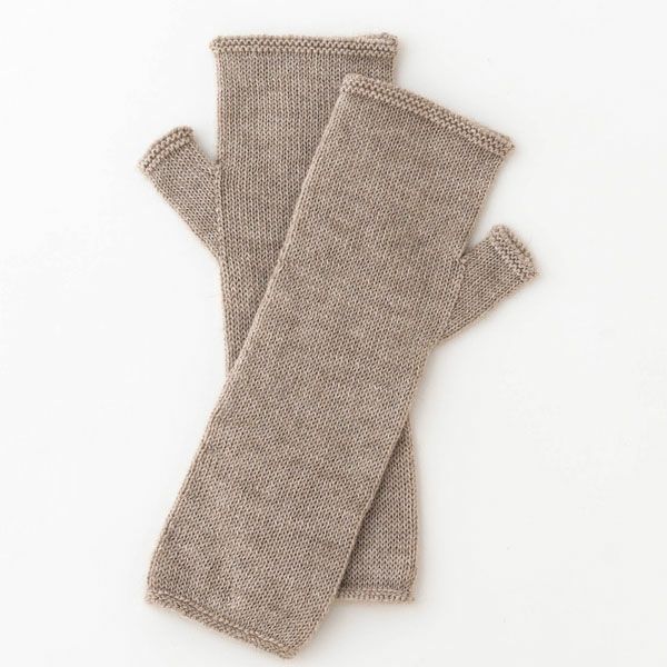 オーガニックコットン&カシミヤ レディース アームウォーマー