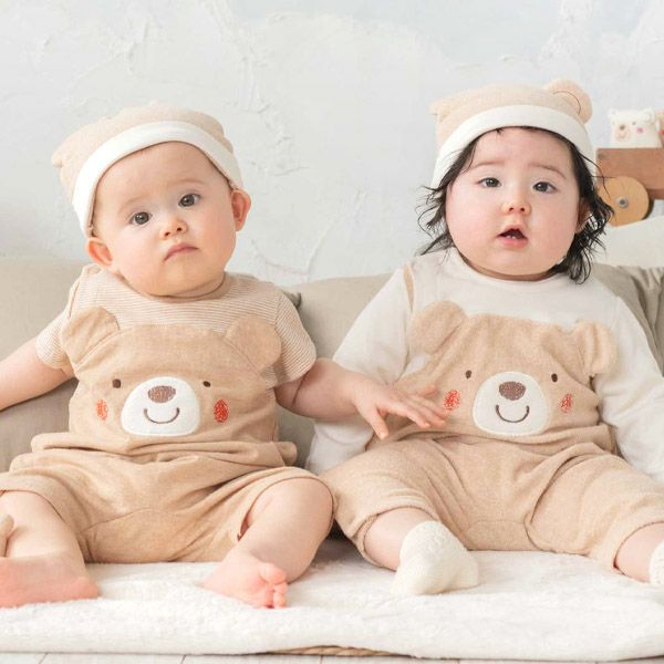 オーガニックコットン ベビー【くまのコットン】フード 42