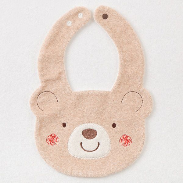 オーガニックコットン ベビー【くまのコットン】スタイ