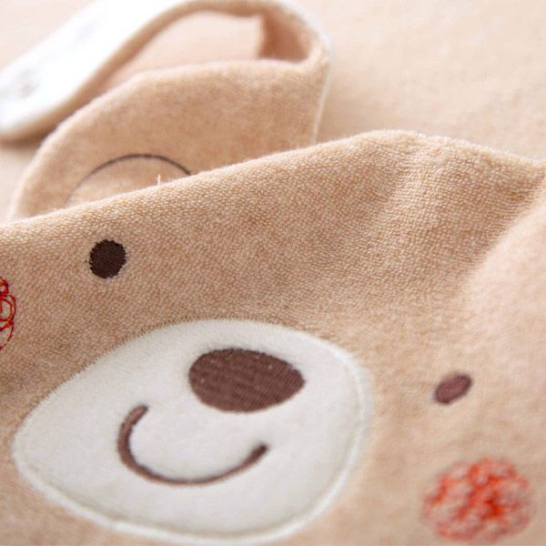 オーガニックコットン ベビー【くまのコットン】スタイ