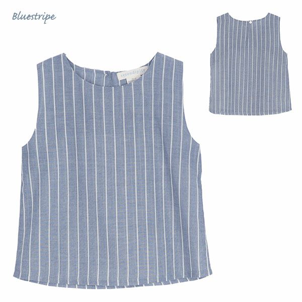 【SALE／40%OFF】オーガニックコットン キッズノースリーブシャツ