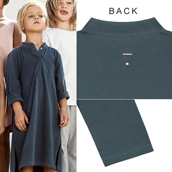 【SALE／40%OFF】オーガニックコットン キッズ ロングビーチシャツ(長袖)