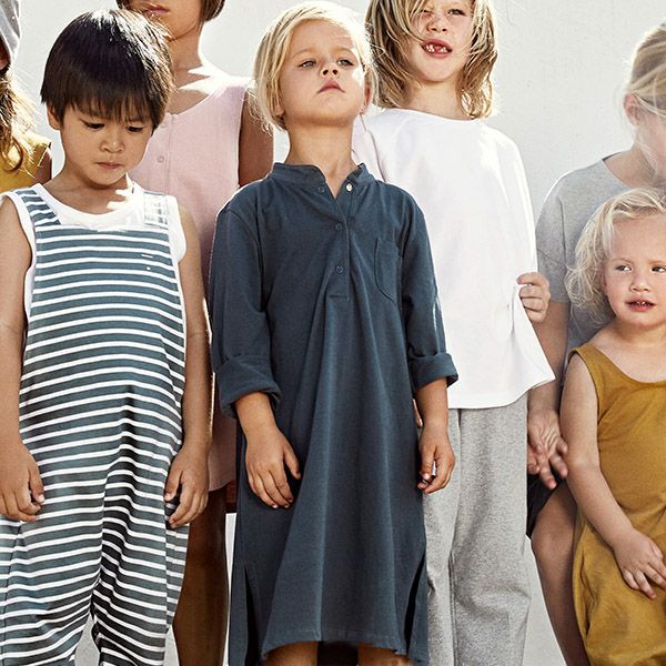 【SALE／40%OFF】オーガニックコットン キッズ ロングビーチシャツ(長袖)