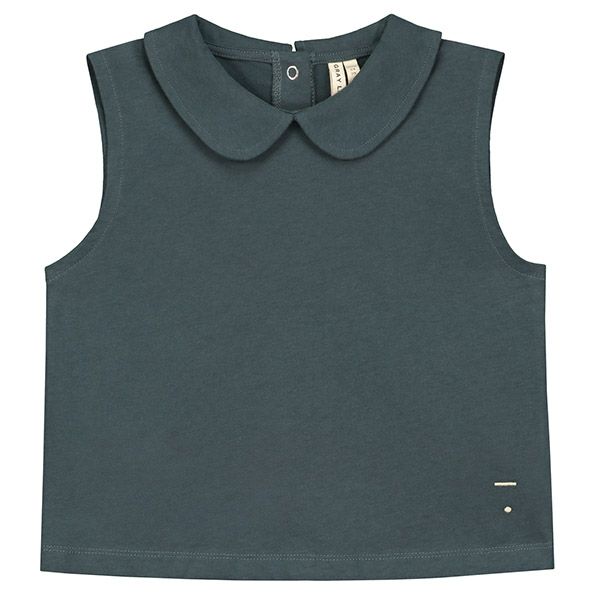 【SALE／40%OFF】オーガニックコットン キッズ えり付きタンクトップ