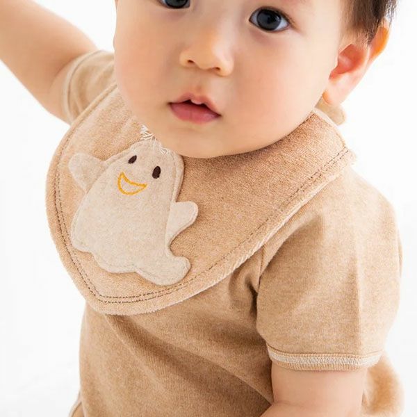 オーガニックコットン ベビー ギフト おばけセット ブラウン