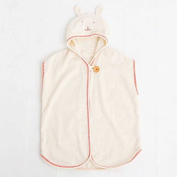 オーガニックコットン ベビー バスポンチョ