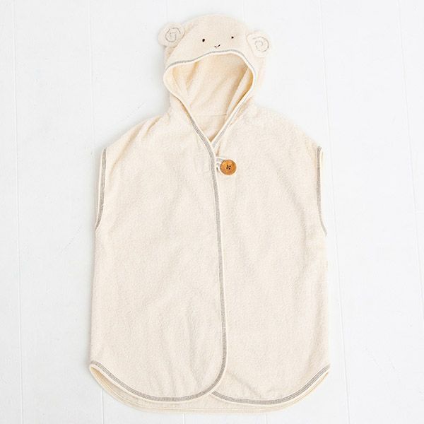 オーガニックコットン ベビー バスポンチョ