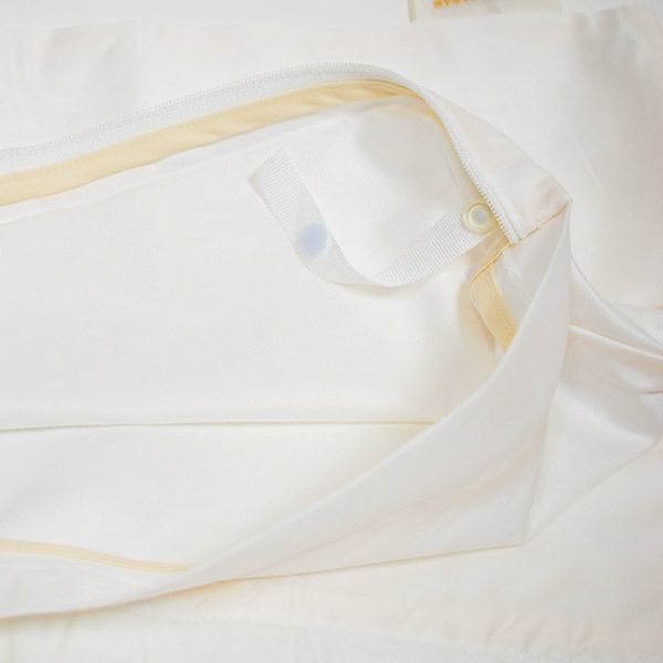 【ダニゼロック】オーガニックコットン 掛け布団カバー シングルロング 150×210