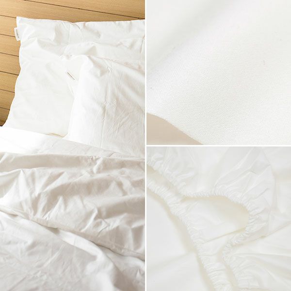 【ダニゼロック】オーガニックコットン ベッドシーツ ダブル 140×200