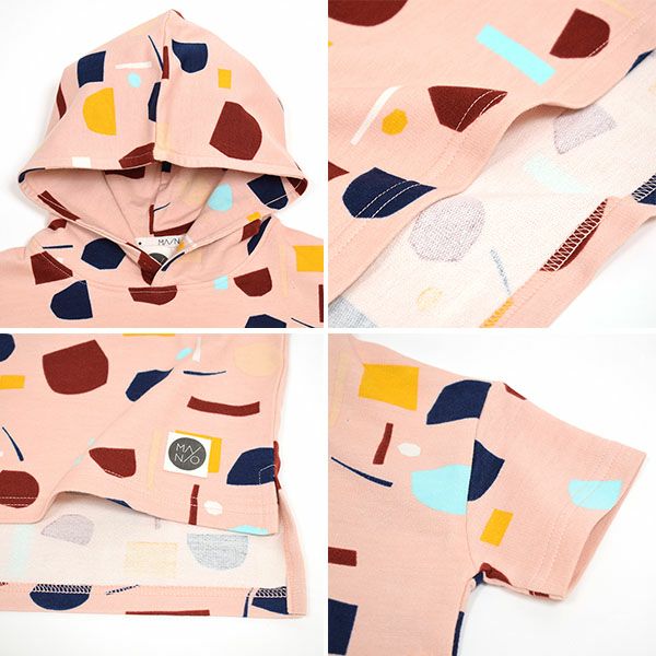 【SALE／40%OFF】オーガニックコットン キッズフーディー(半袖) ILO