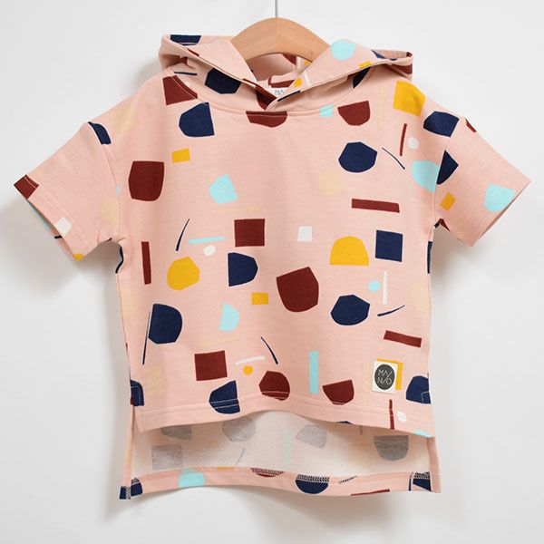 【SALE／40%OFF】オーガニックコットン キッズフーディー(半袖) ILO