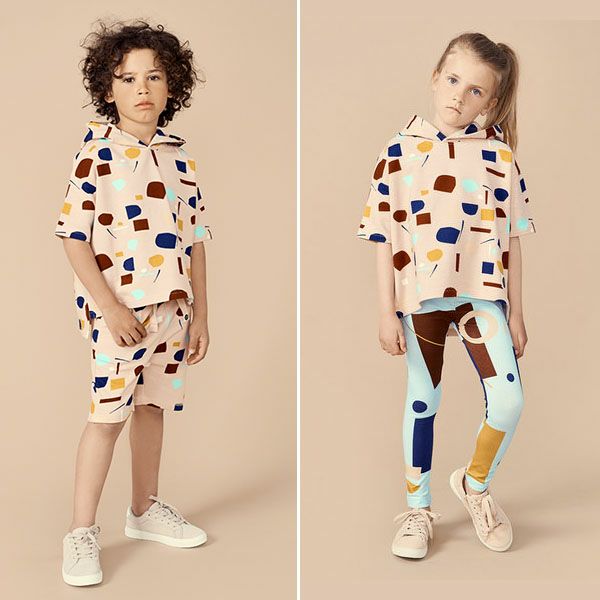 【SALE／40%OFF】オーガニックコットン キッズフーディー(半袖) ILO