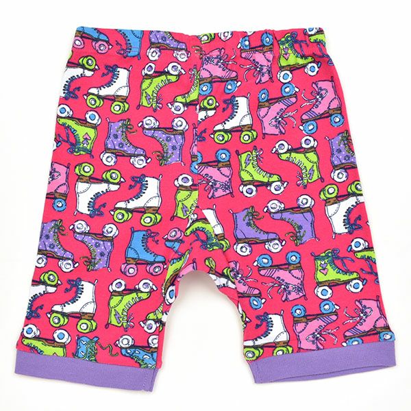 【SALE／40%OFF】オーガニックコットン キッズ パジャマ（半袖） Roller Girl