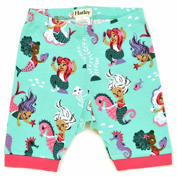 【SALE／40%OFF】オーガニックコットン キッズ アップリケパジャマ（キャミソール） Mermaid