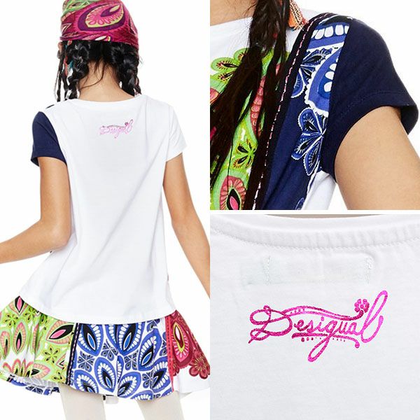 【SALE／40%OFF】オーガニックコットン ガールズシャツWinnipeg（2分袖）