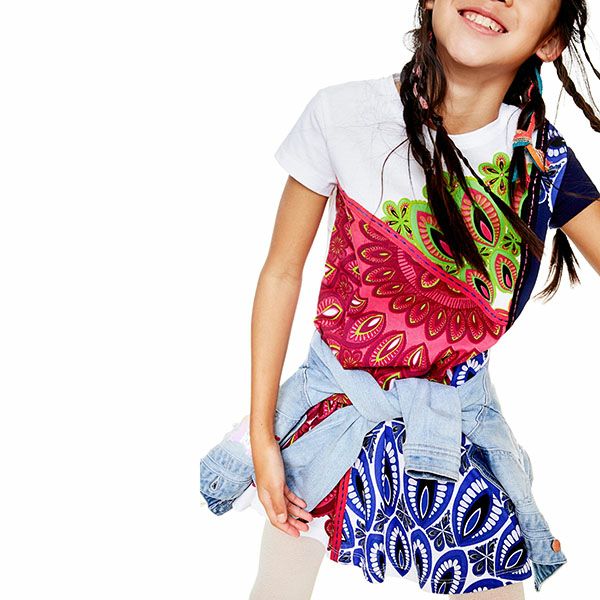 【SALE／40%OFF】オーガニックコットン ガールズシャツWinnipeg（2分袖）