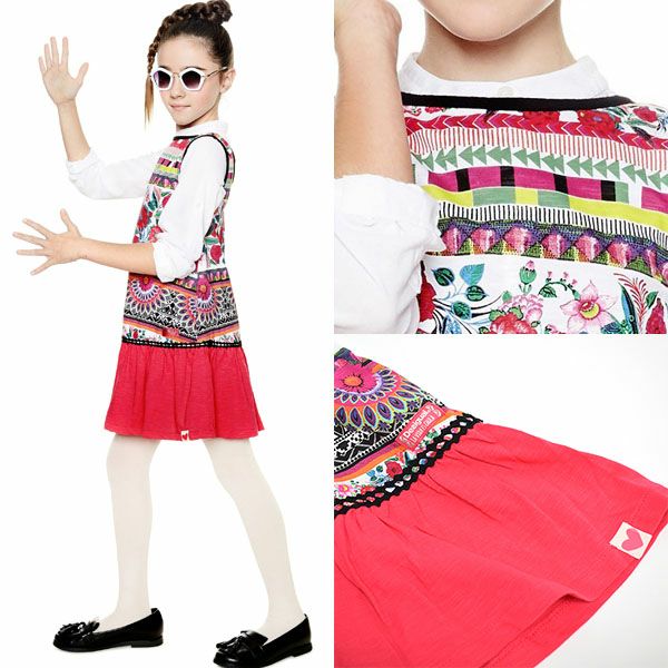 【SALE／40%OFF】オーガニックコットン ガールズノースリーブワンピースMonrovia