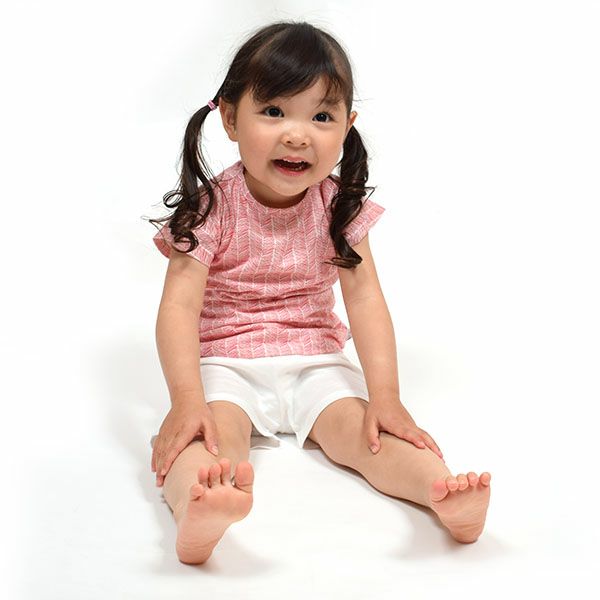 【SALE／50%OFF】オーガニックコットン キッズフレンチスリーブシャツ Spigata