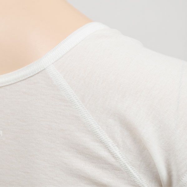 オーガニックコットン フロストフレンチスリーブ ホワイト M