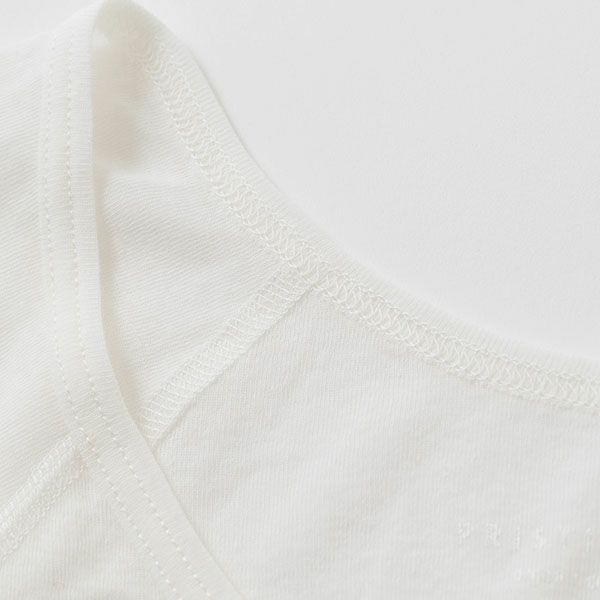 オーガニックコットン フロストフレンチスリーブ ホワイト M