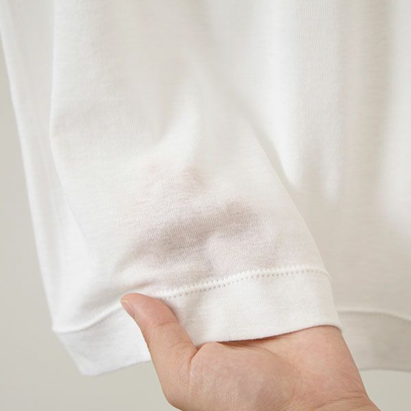 オーガニックコットン フロスト5分丈ボトム ホワイト M