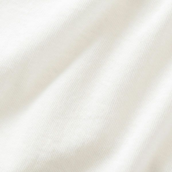 オーガニックコットン フロスト5分丈ボトム ホワイト M