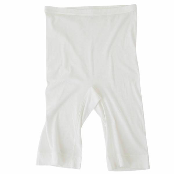 オーガニックコットン フロスト5分丈ボトム ホワイト M