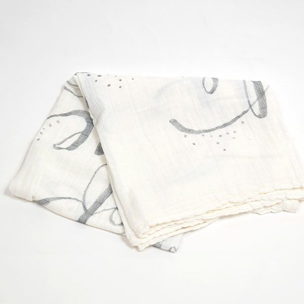 オーガニックコットン モスリンスワドルScarf Little Light