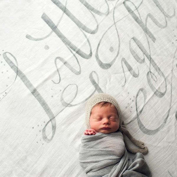 オーガニックコットン モスリンスワドルScarf Little Light