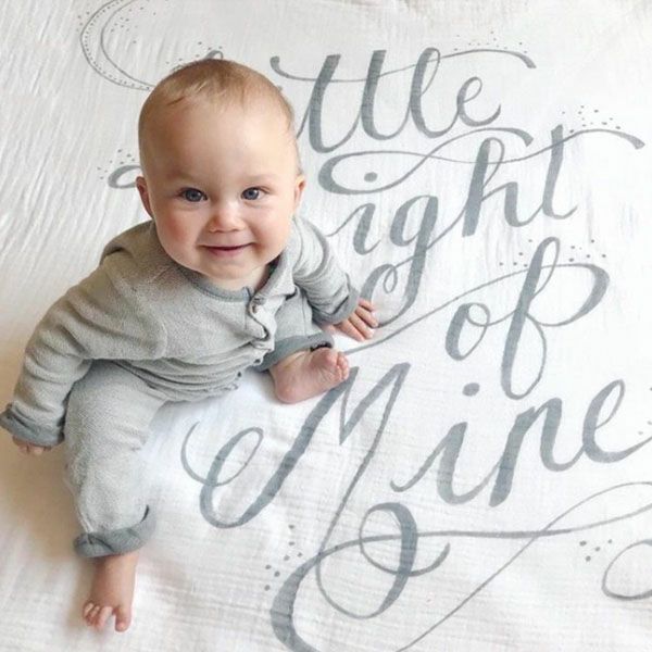 オーガニックコットン モスリンスワドルScarf Little Light