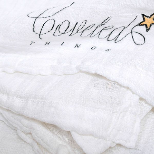 オーガニックコットン モスリンスワドルScarf Crown