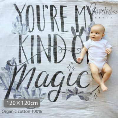 【SALE／40%OFF】オーガニックコットン モスリンスワドルScarf Magic