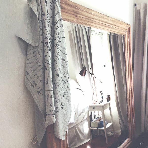 オーガニックコットン モスリンスワドルScarf Faded Arrows