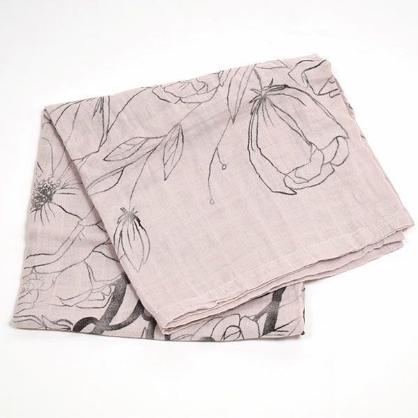 【SALE／50%OFF】 オーガニックコットン モスリンスワドルScarf Life Grows Lovely