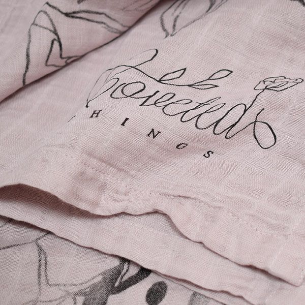 【SALE／50%OFF】 オーガニックコットン モスリンスワドルScarf Life Grows Lovely