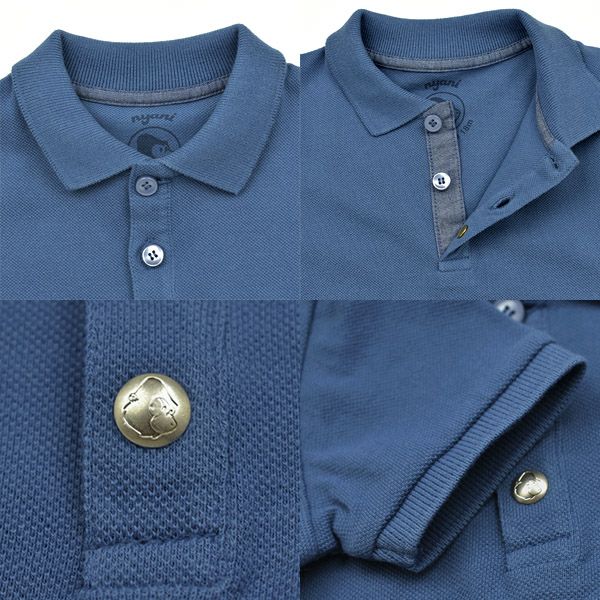 【SALE／40%OFF】オーガニックコットン ベビー ポロＴシャツ（半袖）ボーイズ