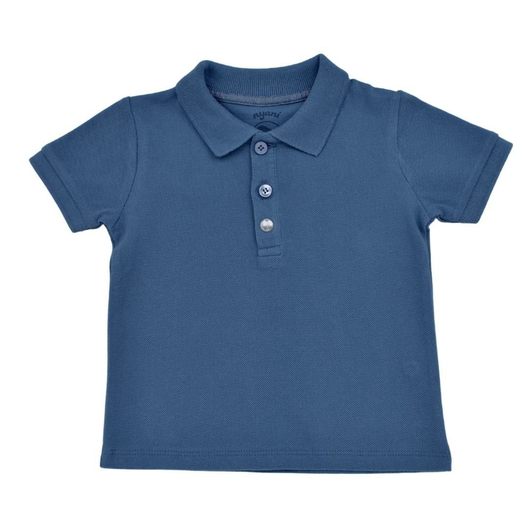 【SALE／40%OFF】オーガニックコットン ベビー ポロＴシャツ（半袖）ボーイズ