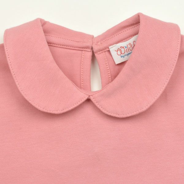 【SALE／40%OFF】オーガニックコットン ベビー ギャザースリーブシャツ（半袖）
