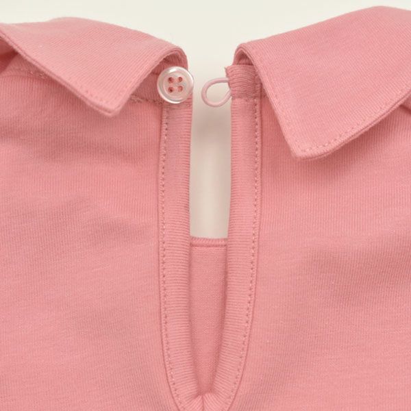 【SALE／40%OFF】オーガニックコットン ベビー ギャザースリーブシャツ（半袖）