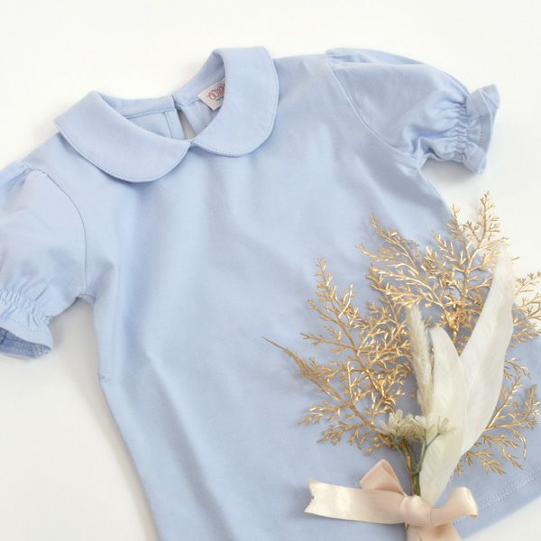 【SALE／40%OFF】オーガニックコットン ベビー ギャザースリーブシャツ（半袖）