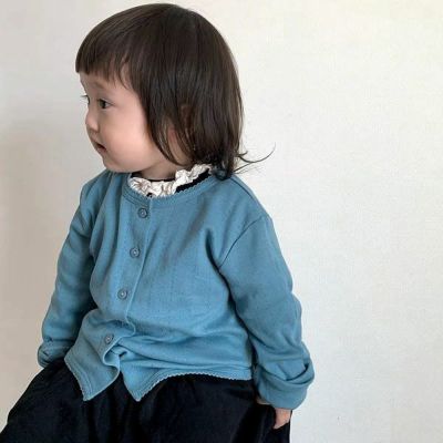 【SALE／40%OFF】オーガニックコットン キッズポインテルカーディガン（長袖）