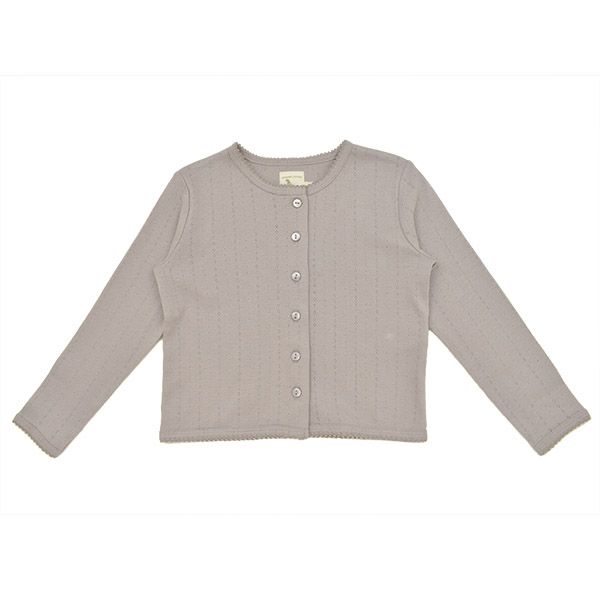 【SALE／40%OFF】オーガニックコットン キッズポインテルカーディガン（長袖）