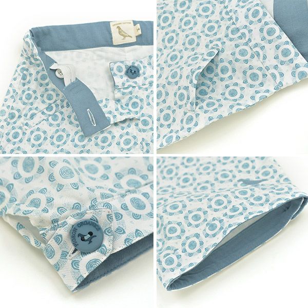 【SALE／40%OFF】オーガニックコットン キッズショートパンツ Flower